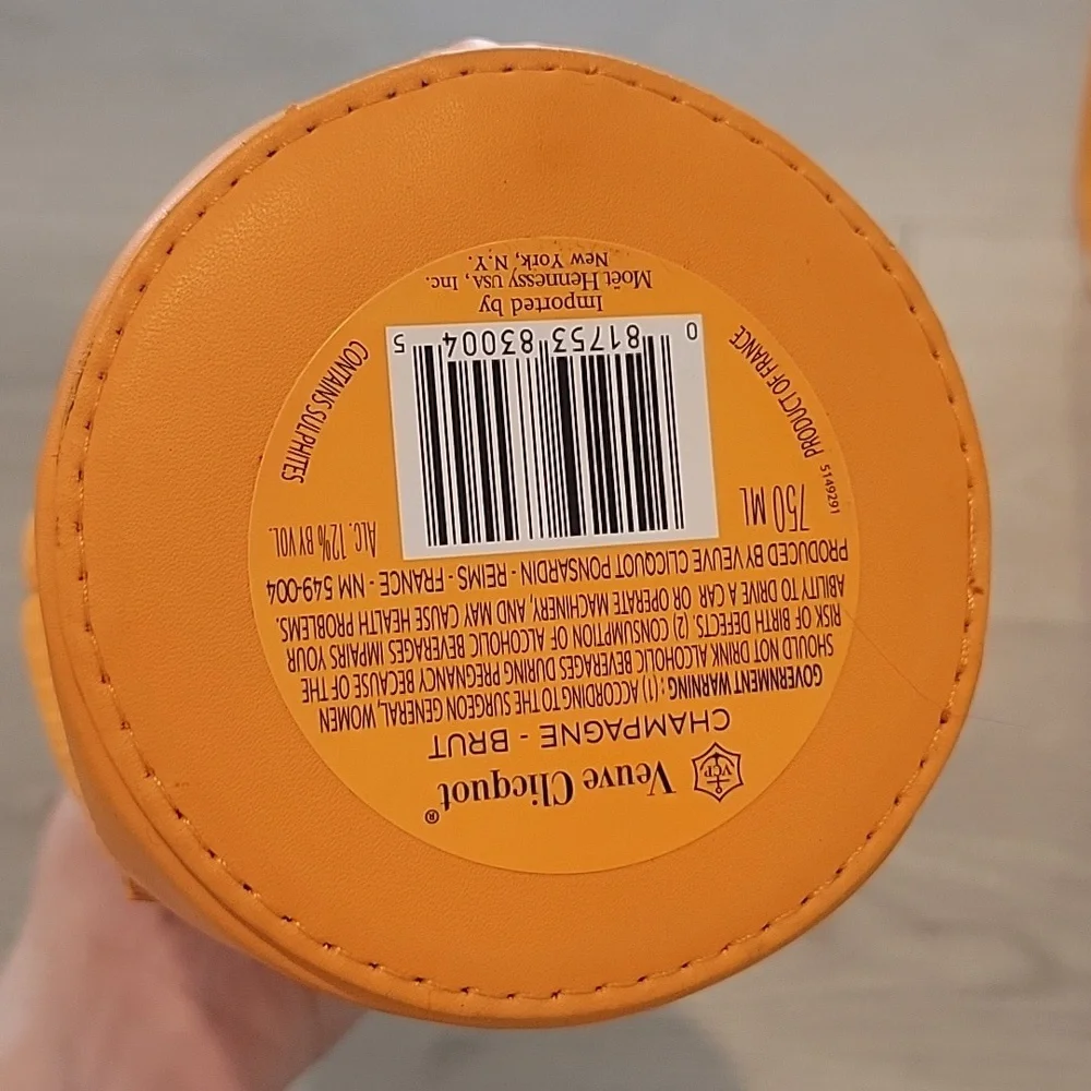 Veuve Cliquot Bottle Sleeve and Carrying bag
